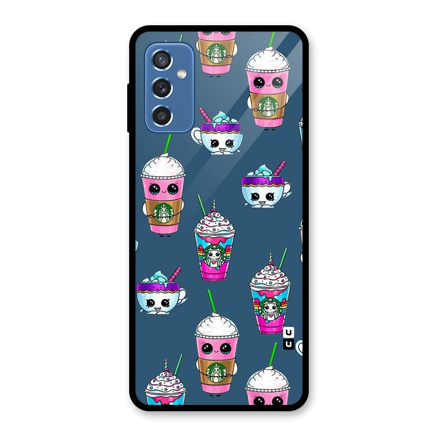 Coffee Mugs Glass Back Case for Galaxy M52 5G