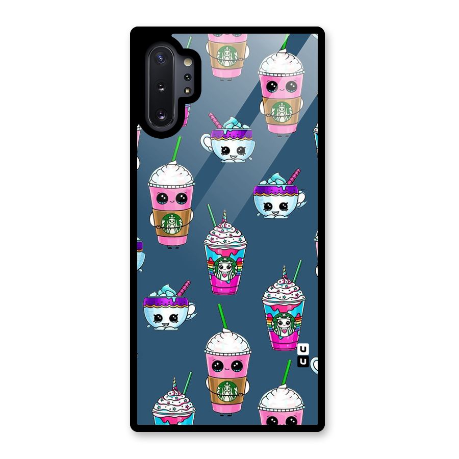 Coffee Mugs Glass Back Case for Galaxy Note 10 Plus