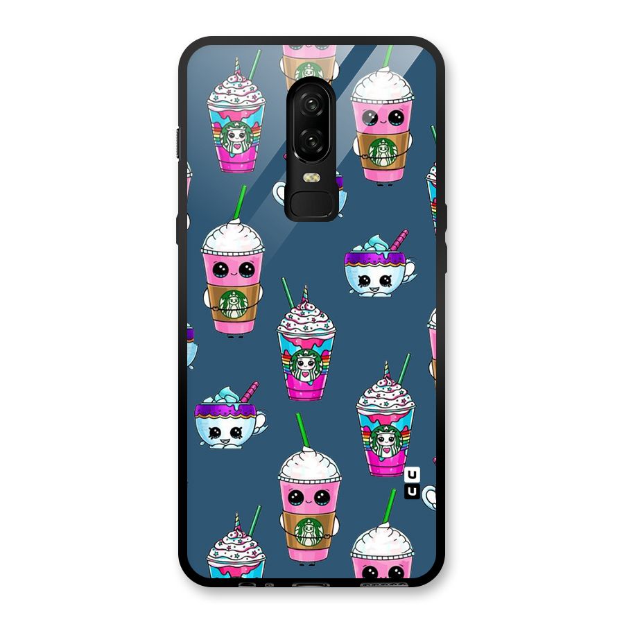Coffee Mugs Glass Back Case for OnePlus 6