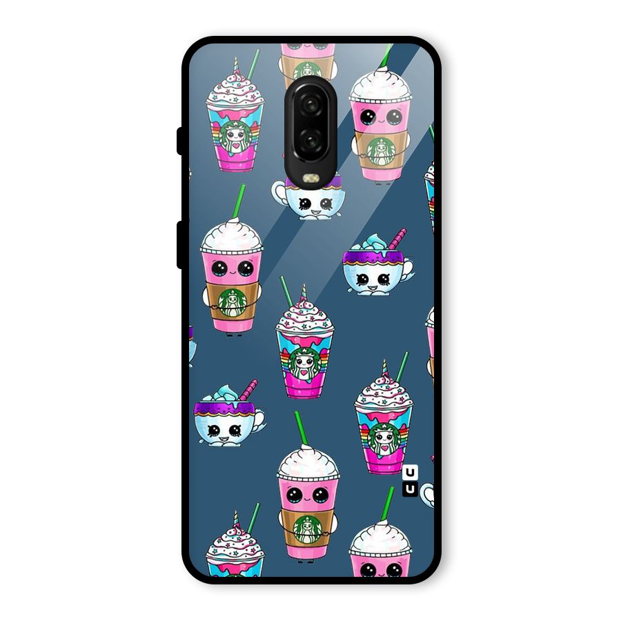 Coffee Mugs Glass Back Case for OnePlus 6T