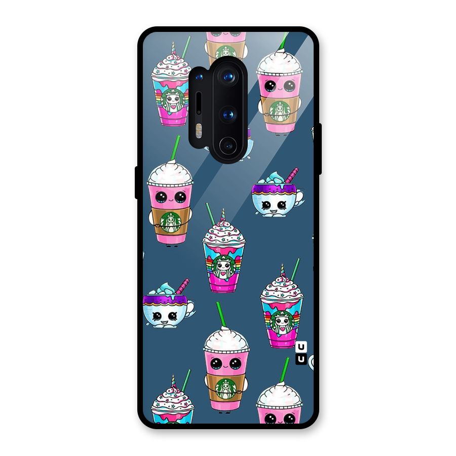 Coffee Mugs Glass Back Case for OnePlus 8 Pro