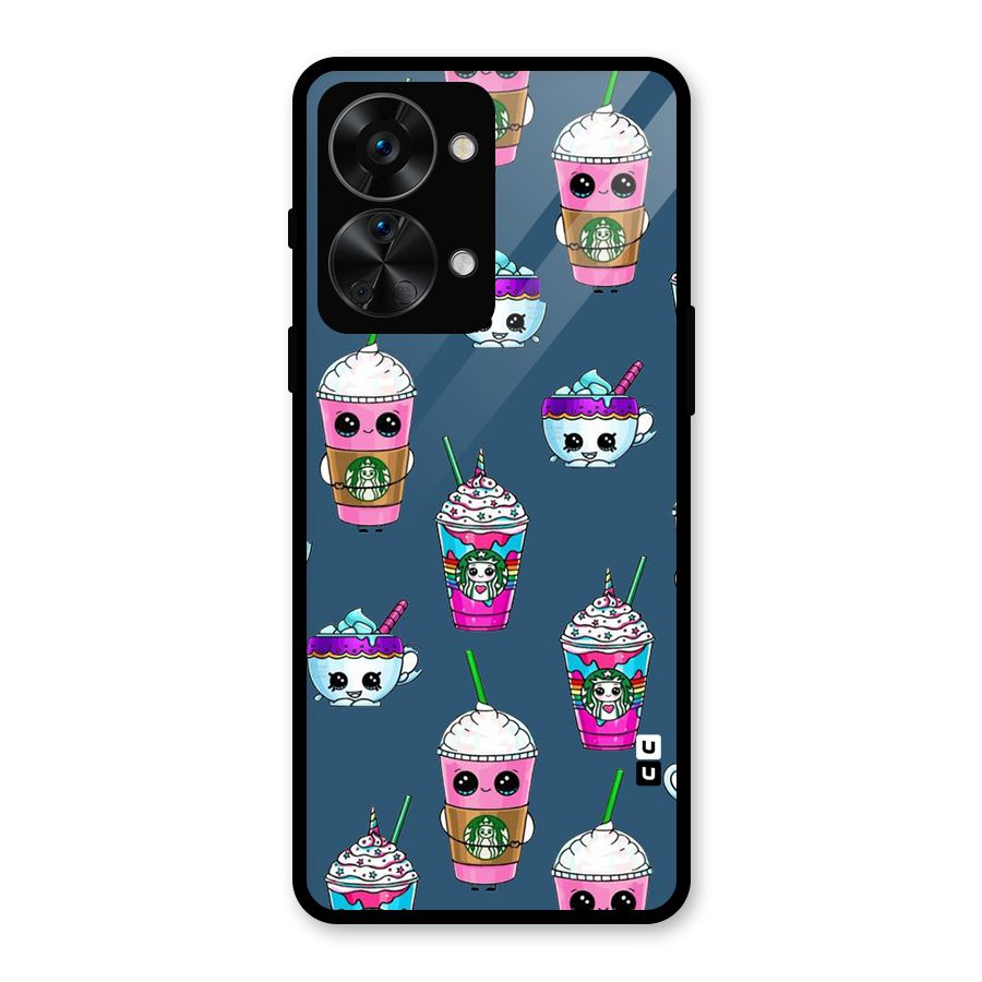 Coffee Mugs Glass Back Case for OnePlus Nord 2T