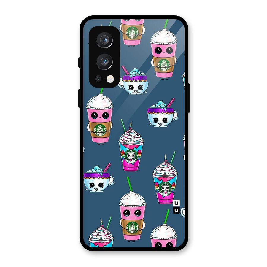 Coffee Mugs Glass Back Case for OnePlus Nord 2 5G