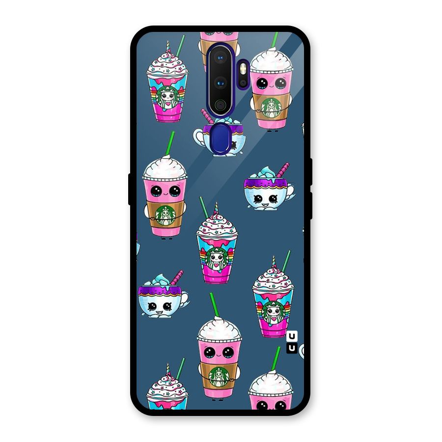 Coffee Mugs Glass Back Case for Oppo A9 (2020)
