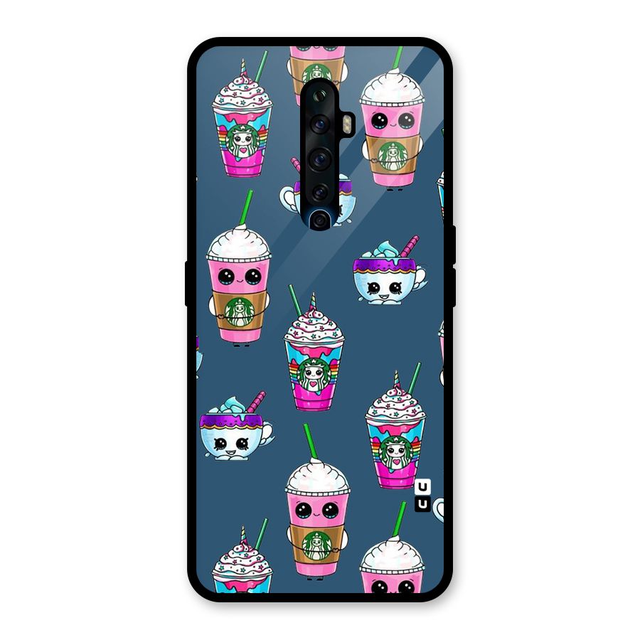 Coffee Mugs Glass Back Case for Oppo Reno2 F