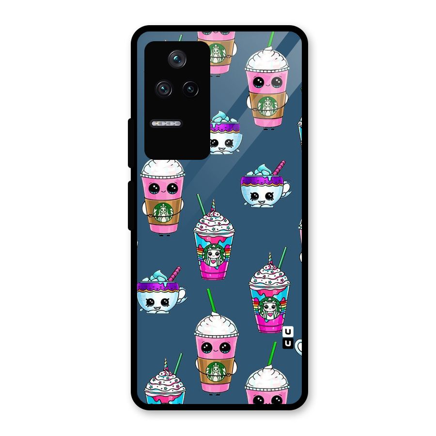 Coffee Mugs Glass Back Case for Poco F4 5G
