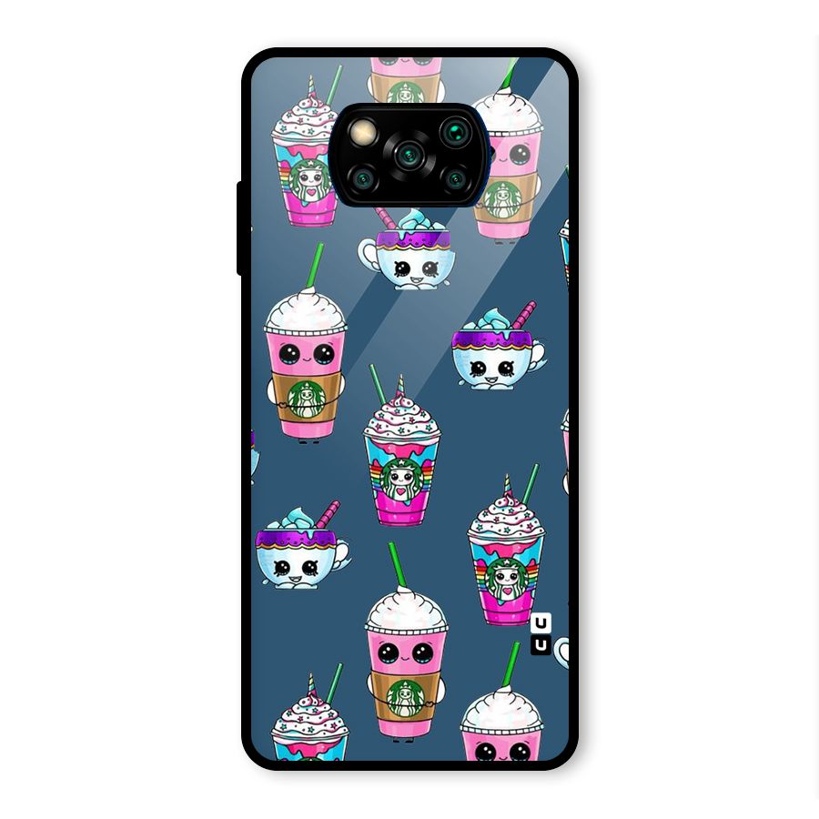 Coffee Mugs Glass Back Case for Poco X3 Pro