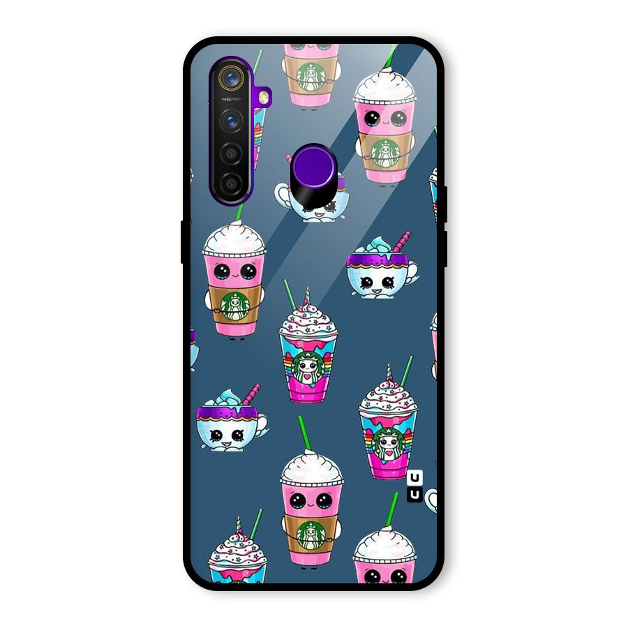 Coffee Mugs Glass Back Case for Realme 5 Pro