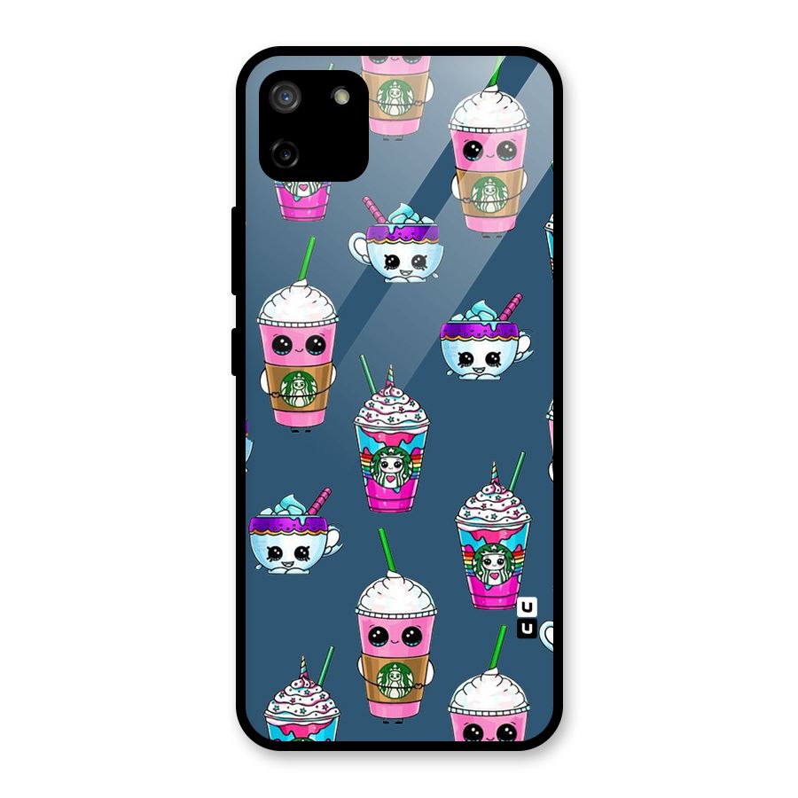 Coffee Mugs Glass Back Case for Realme C11