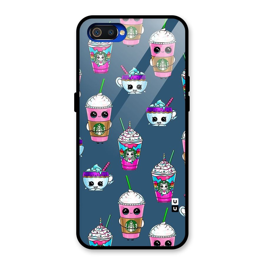Coffee Mugs Glass Back Case for Realme C2