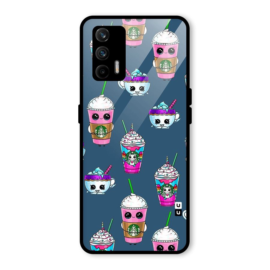Coffee Mugs Glass Back Case for Realme GT 5G