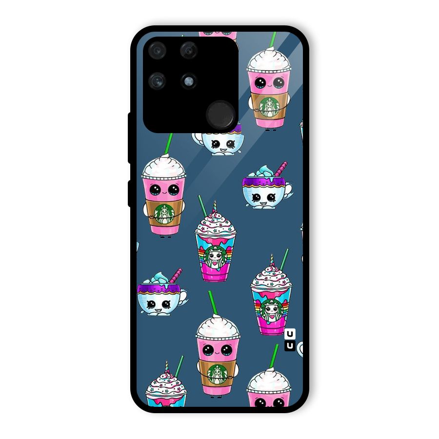 Coffee Mugs Glass Back Case for Realme Narzo 50A