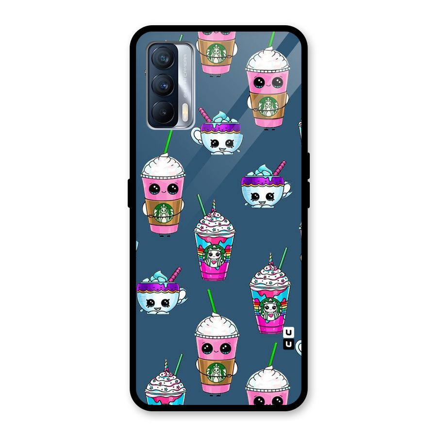 Coffee Mugs Glass Back Case for Realme X7