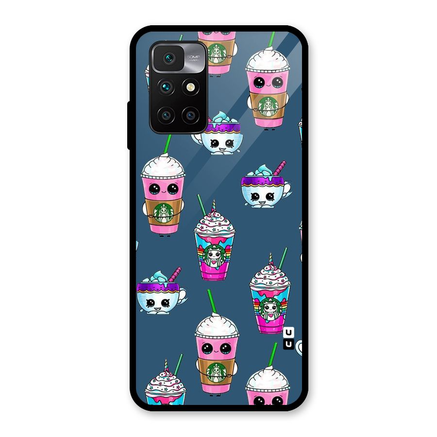 Coffee Mugs Glass Back Case for Redmi 10 Prime