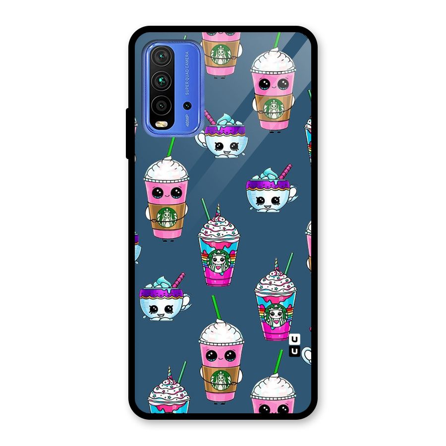Coffee Mugs Glass Back Case for Redmi 9 Power