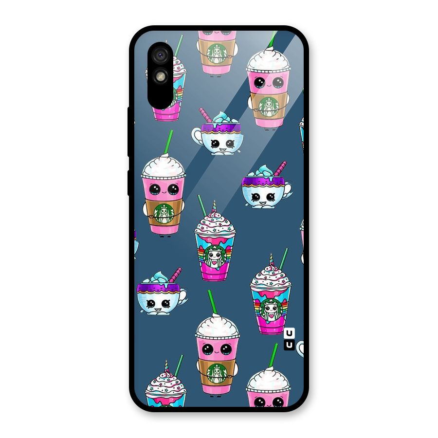 Coffee Mugs Glass Back Case for Redmi 9i
