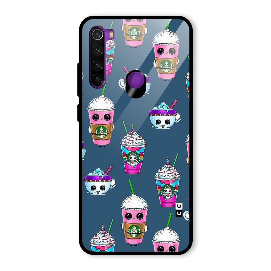 Coffee Mugs Glass Back Case for Redmi Note 8