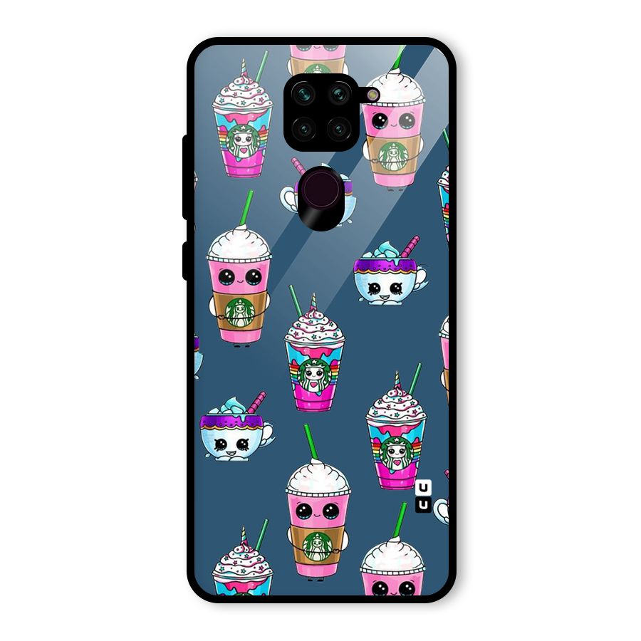 Coffee Mugs Glass Back Case for Redmi Note 9