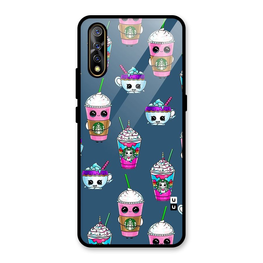 Coffee Mugs Glass Back Case for Vivo S1