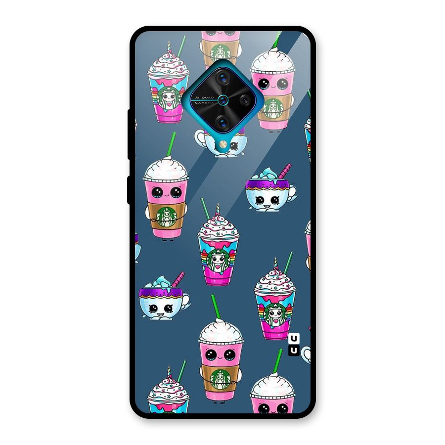 Coffee Mugs Glass Back Case for Vivo S1 Pro