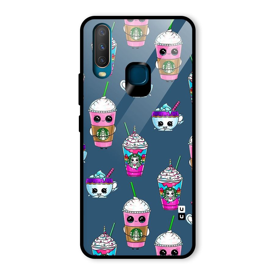 Coffee Mugs Glass Back Case for Vivo U10