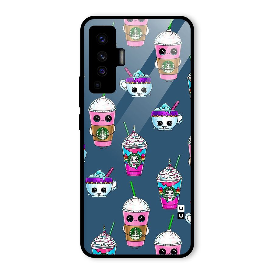 Coffee Mugs Glass Back Case for Vivo X50