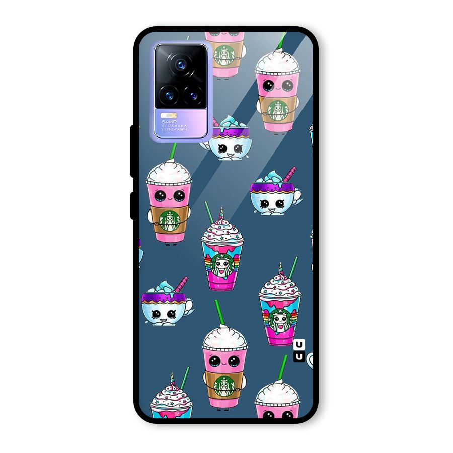 Coffee Mugs Glass Back Case for Vivo Y73