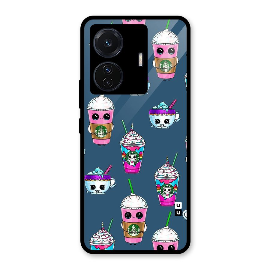 Coffee Mugs Glass Back Case for Vivo iQOO Z6 Pro