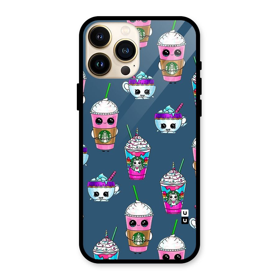 Coffee Mugs Glass Back Case for iPhone 13 Pro Max