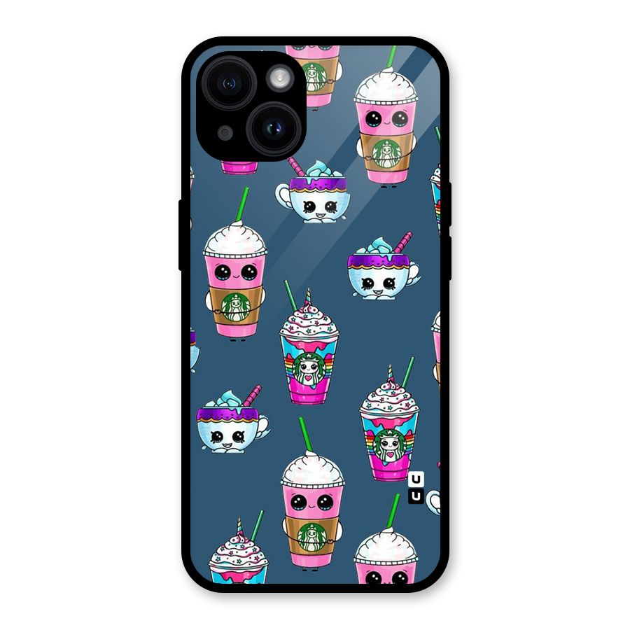 Coffee Mugs Glass Back Case for iPhone 14