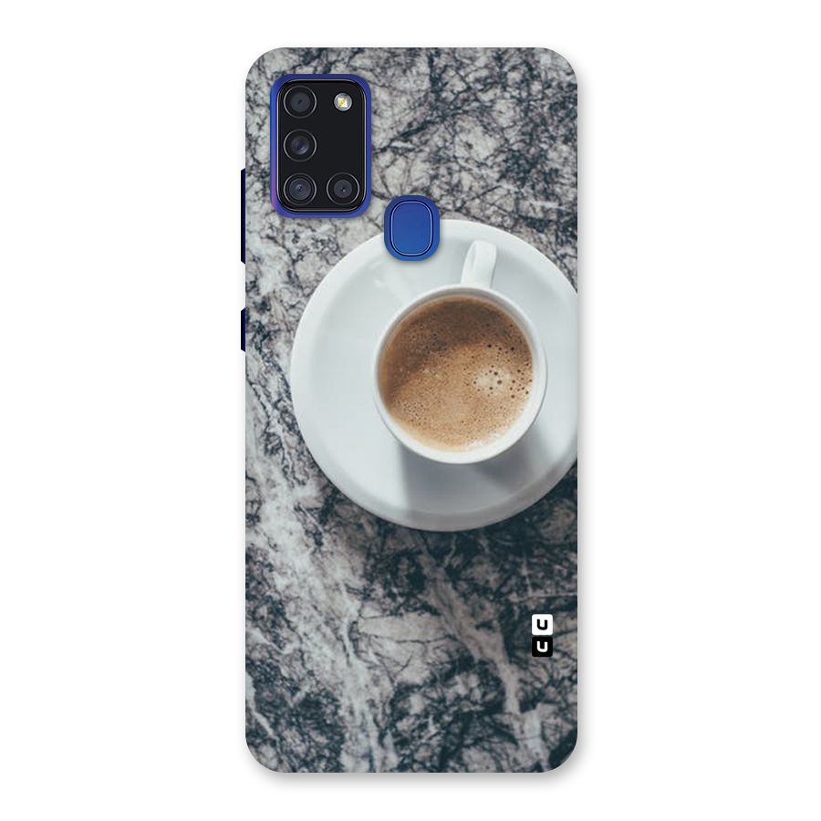 Coffee On Marble Back Case for Galaxy A21s