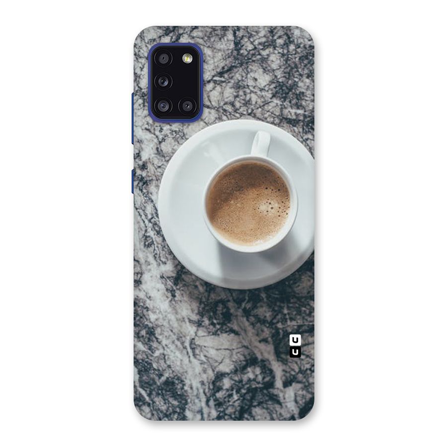 Coffee On Marble Back Case for Galaxy A31