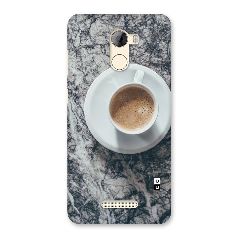 Coffee On Marble Back Case for Gionee A1 LIte