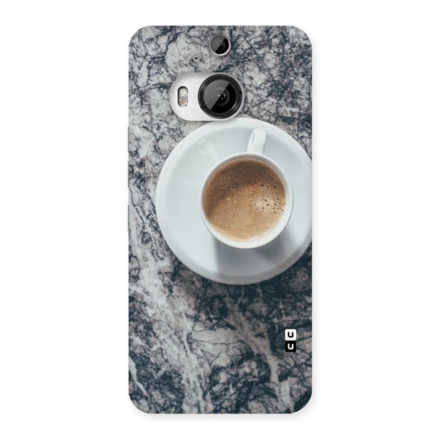 Coffee On Marble Back Case for HTC One M9 Plus