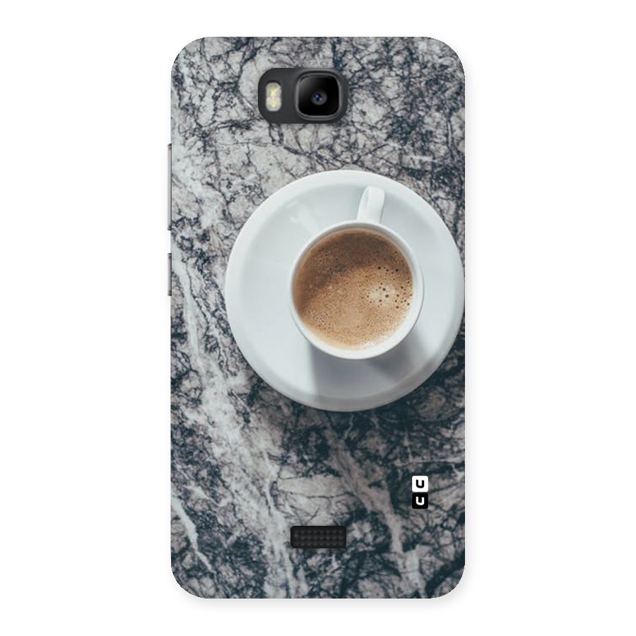 Coffee On Marble Back Case for Honor Bee