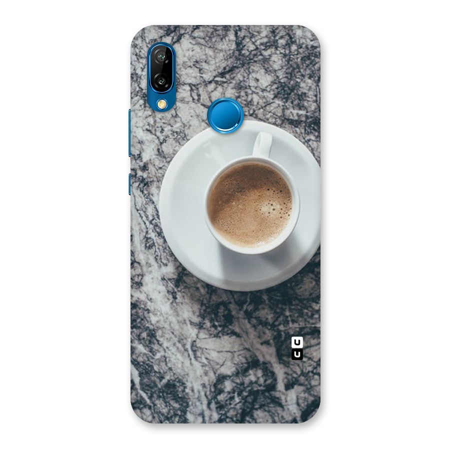 Coffee On Marble Back Case for Huawei P20 Lite