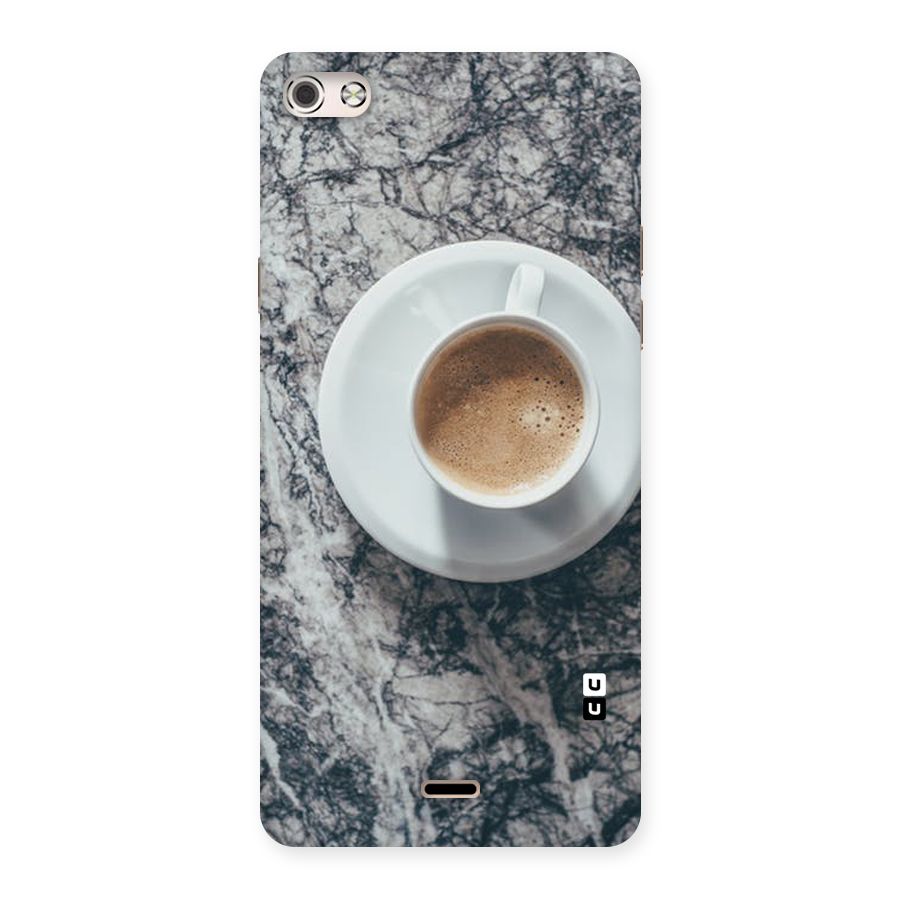 Coffee On Marble Back Case for Micromax Canvas Silver 5