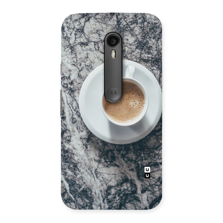 Coffee On Marble Back Case for Moto G Turbo