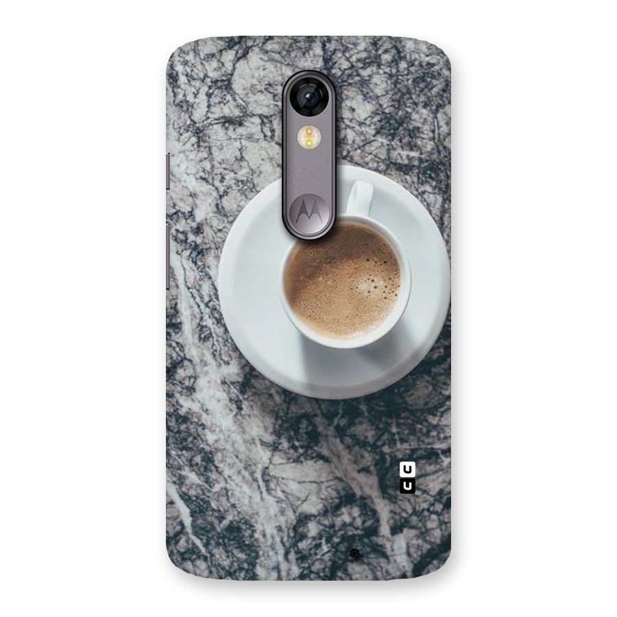Coffee On Marble Back Case for Moto X Force