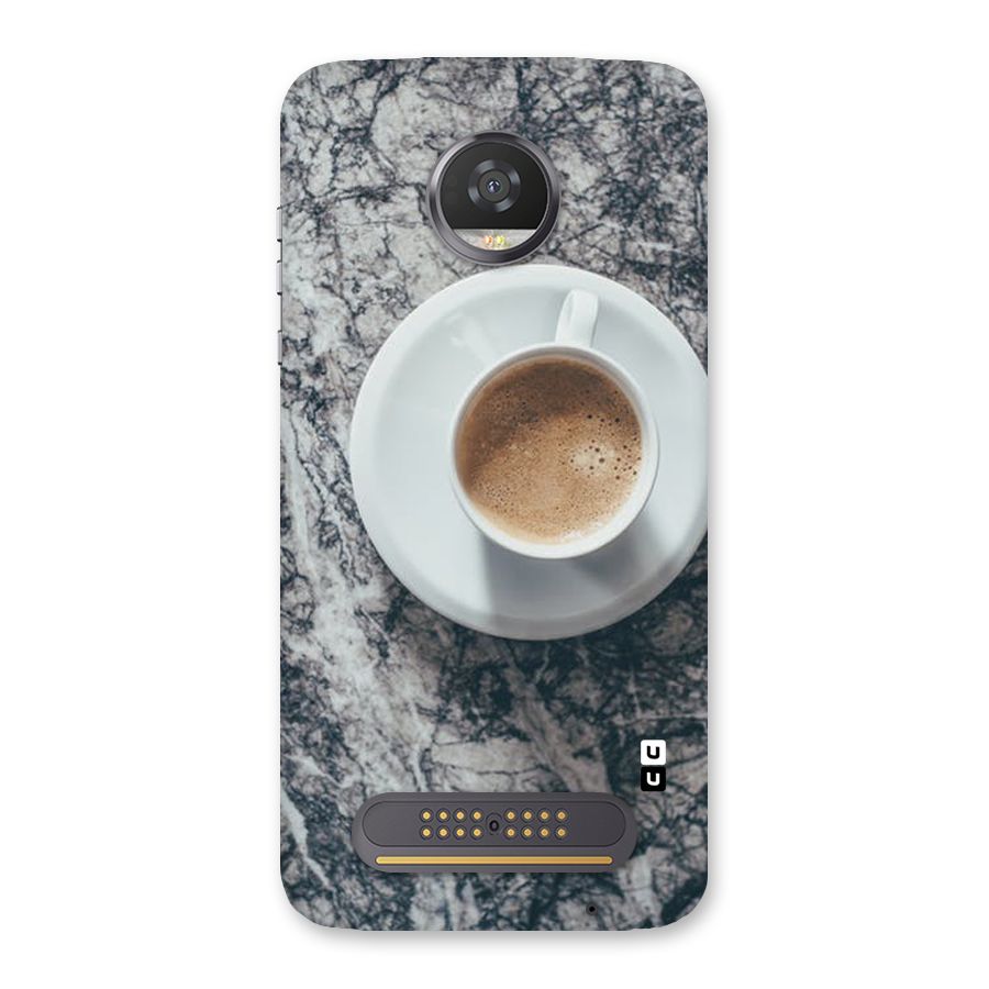 Coffee On Marble Back Case for Moto Z2 Play