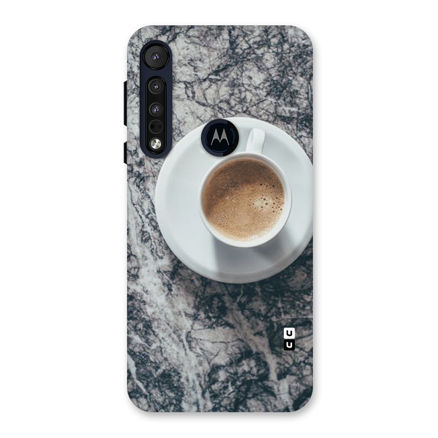 Coffee On Marble Back Case for Motorola One Macro