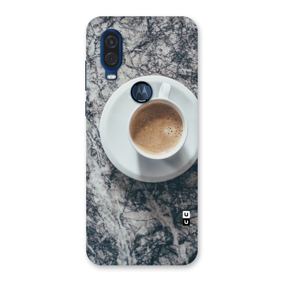 Coffee On Marble Back Case for Motorola One Vision