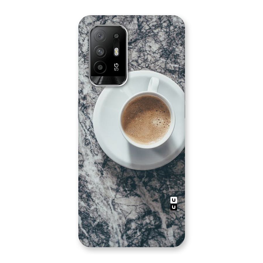 Coffee On Marble Back Case for Oppo F19 Pro Plus 5G