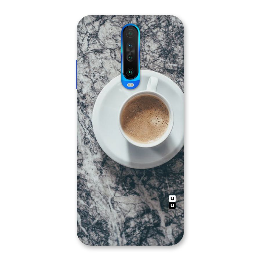 Coffee On Marble Back Case for Poco X2