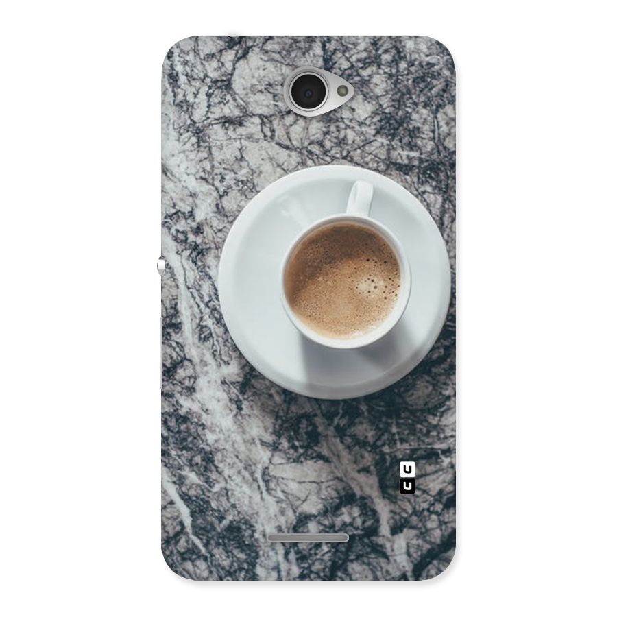 Coffee On Marble Back Case for Sony Xperia E4