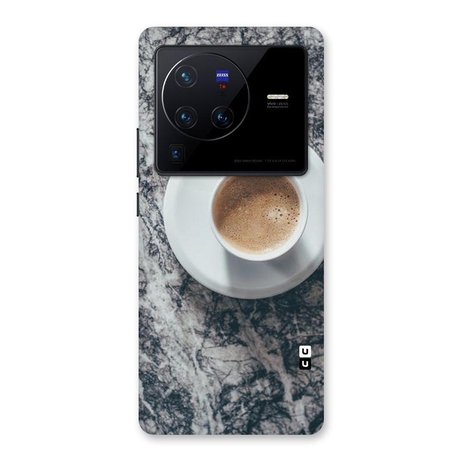 Coffee On Marble Back Case for Vivo X80 Pro