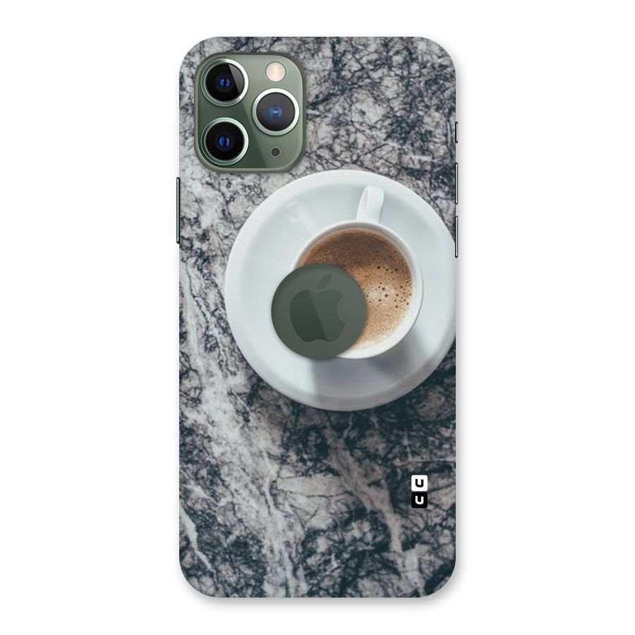 Coffee On Marble Back Case for iPhone 11 Pro Logo  Cut