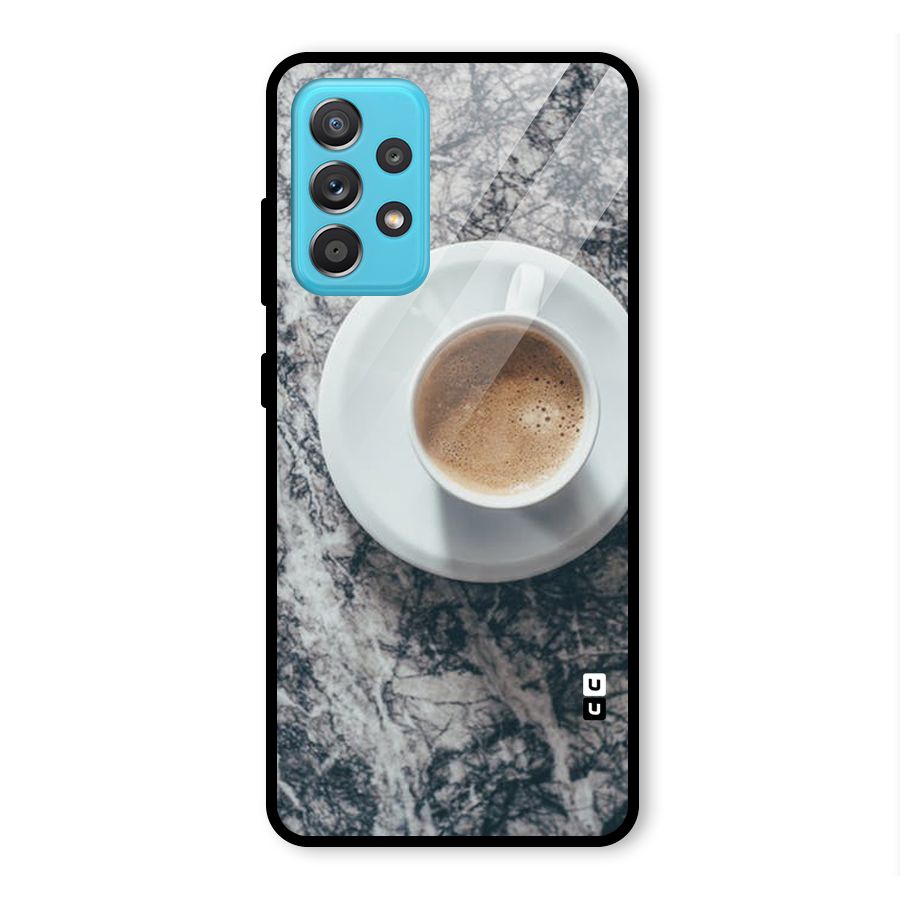 Coffee On Marble Glass Back Case for Galaxy A52