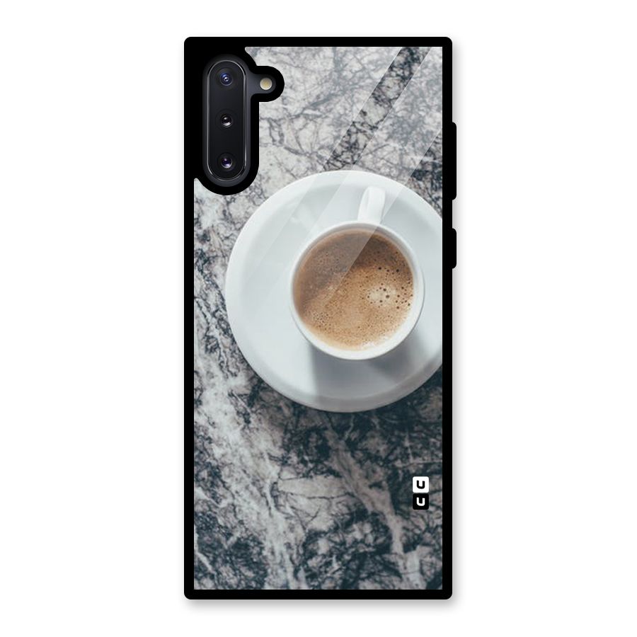 Coffee On Marble Glass Back Case for Galaxy Note 10