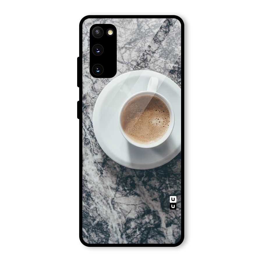 Coffee On Marble Glass Back Case for Galaxy S20 FE 5G